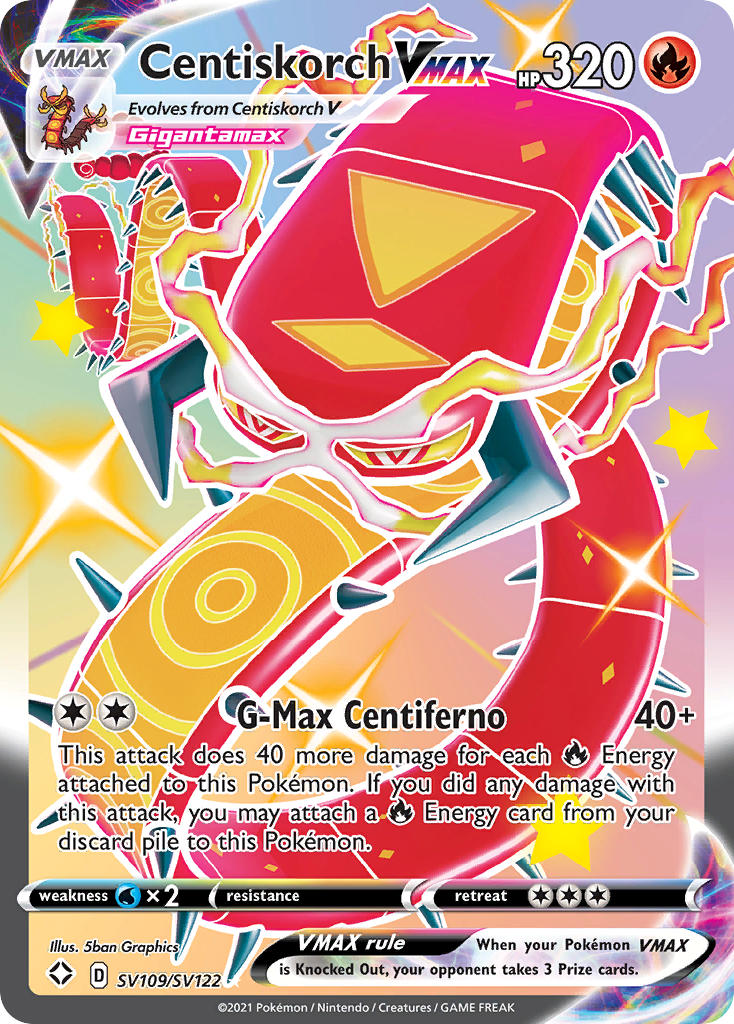 Centiskorch VMAX (SV109/SV122) [Sword & Shield: Shining Fates] | Exor Games Truro