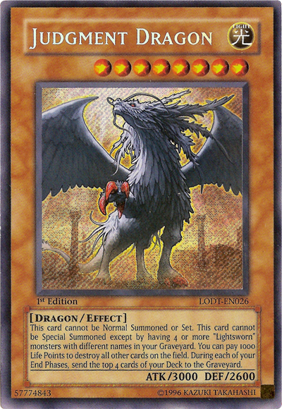 Judgment Dragon [LODT-EN026] Secret Rare | Exor Games Truro