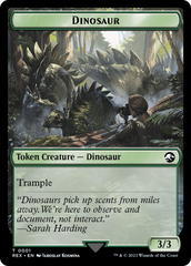 Copy // Dinosaur (0001) Double-Sided Token [The Lost Caverns of Ixalan Tokens] | Exor Games Truro