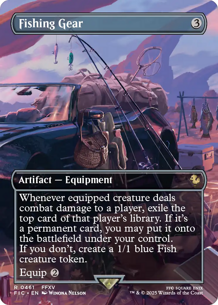 Fishing Gear (Borderless) [FINAL FANTASY Commander] | Exor Games Truro