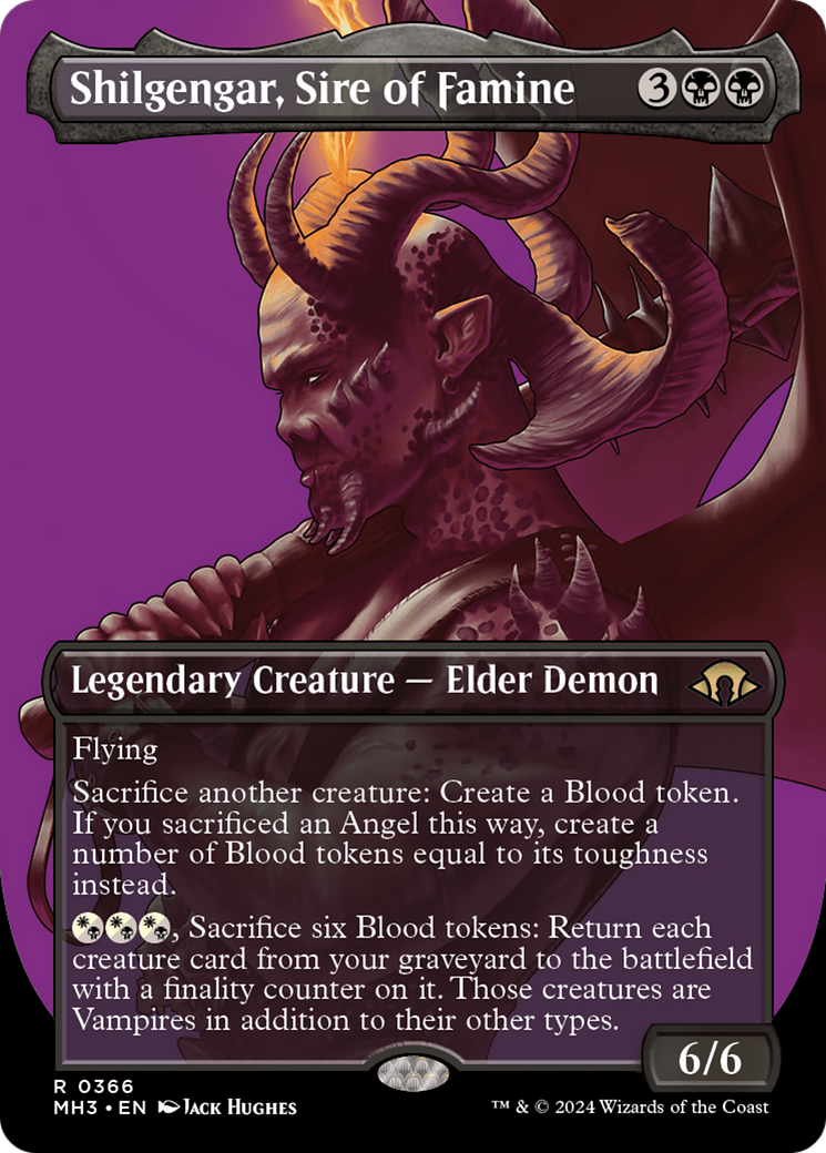 Shilgengar, Sire of Famine (Borderless) [Modern Horizons 3] | Exor Games Truro