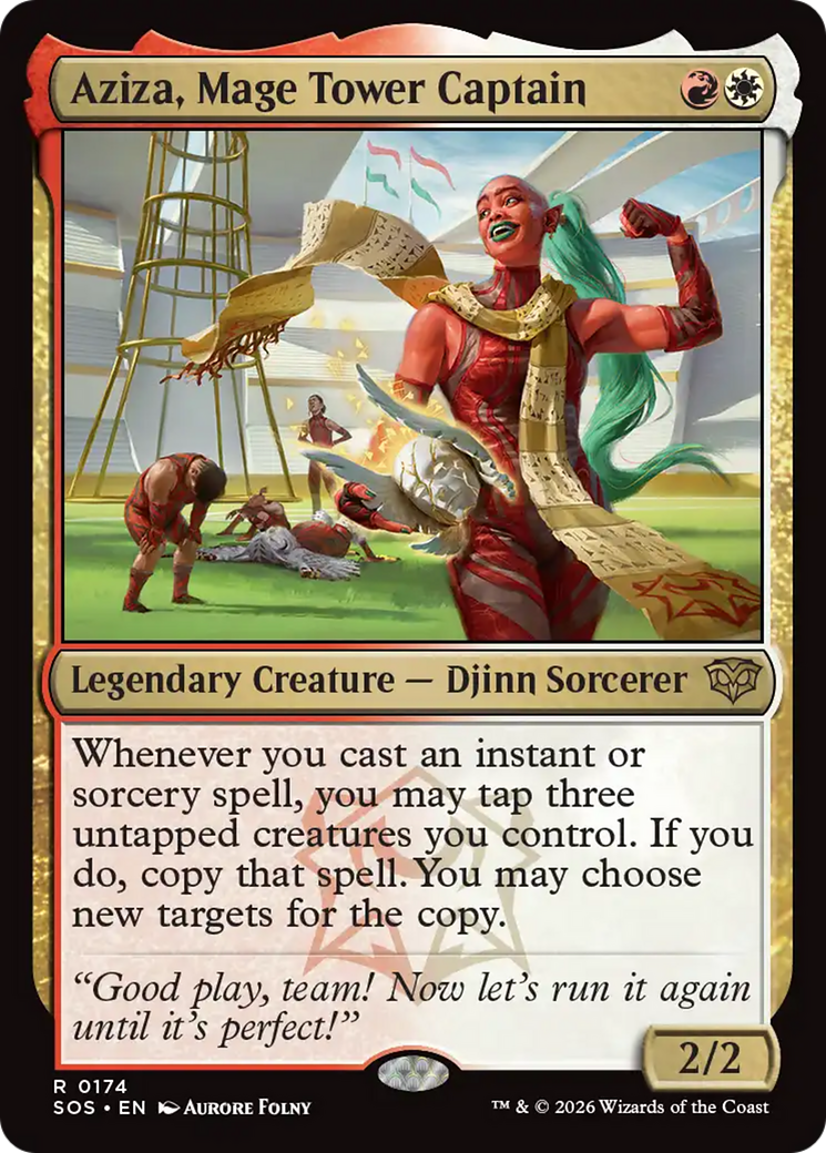 Aziza, Mage Tower Captain [Secrets of Strixhaven] | Exor Games Truro