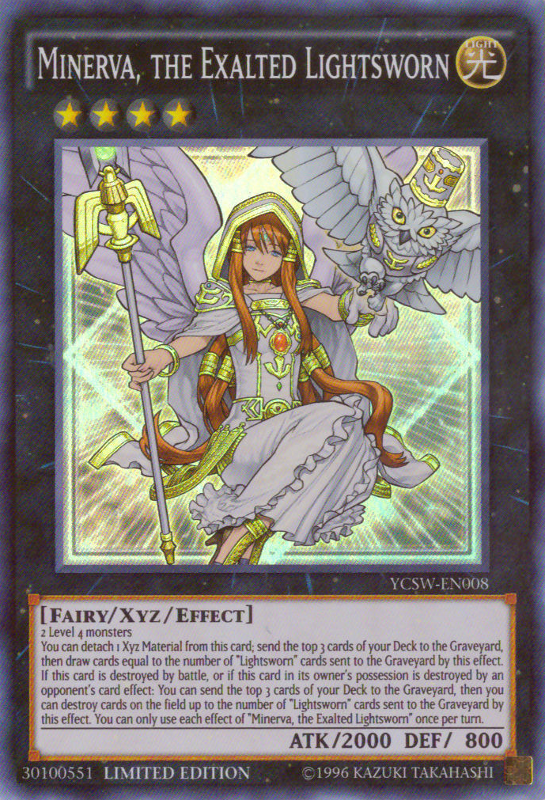 Minerva, the Exalted Lightsworn [YCSW-EN008] Super Rare | Exor Games Truro