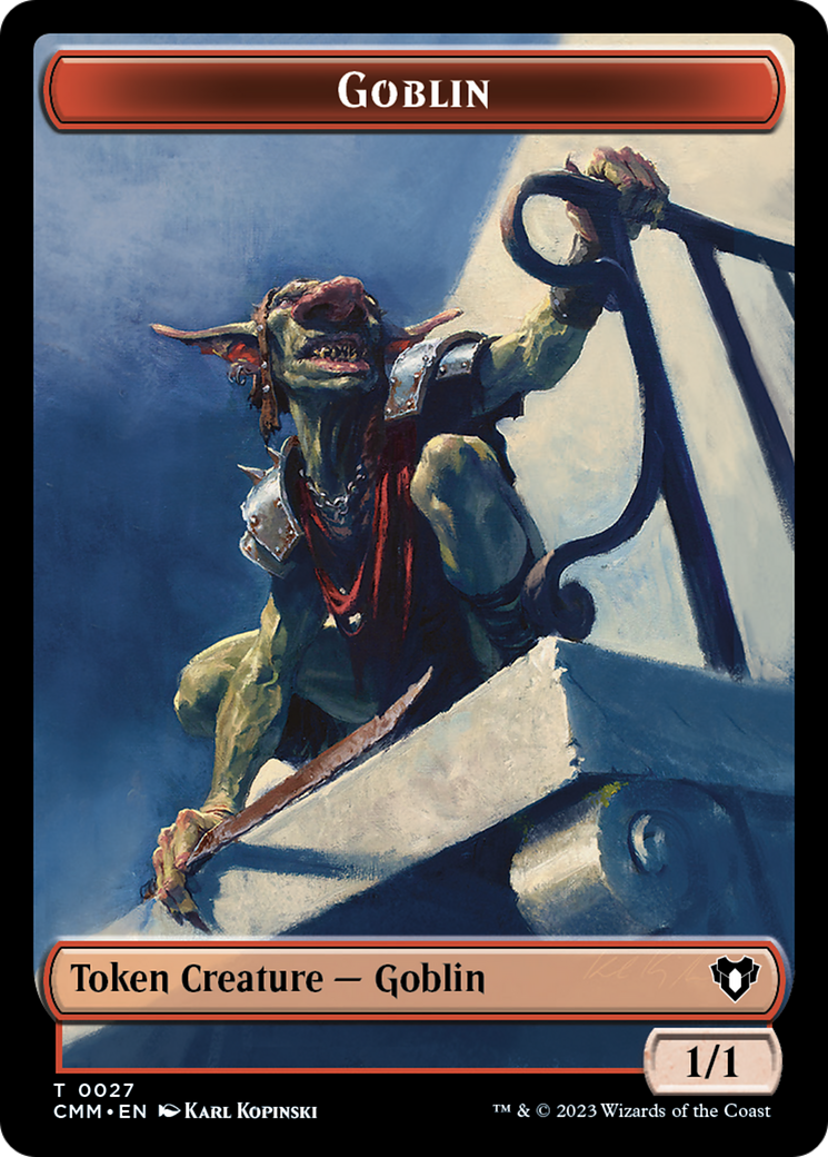 Goblin Token [Commander Masters Tokens] | Exor Games Truro