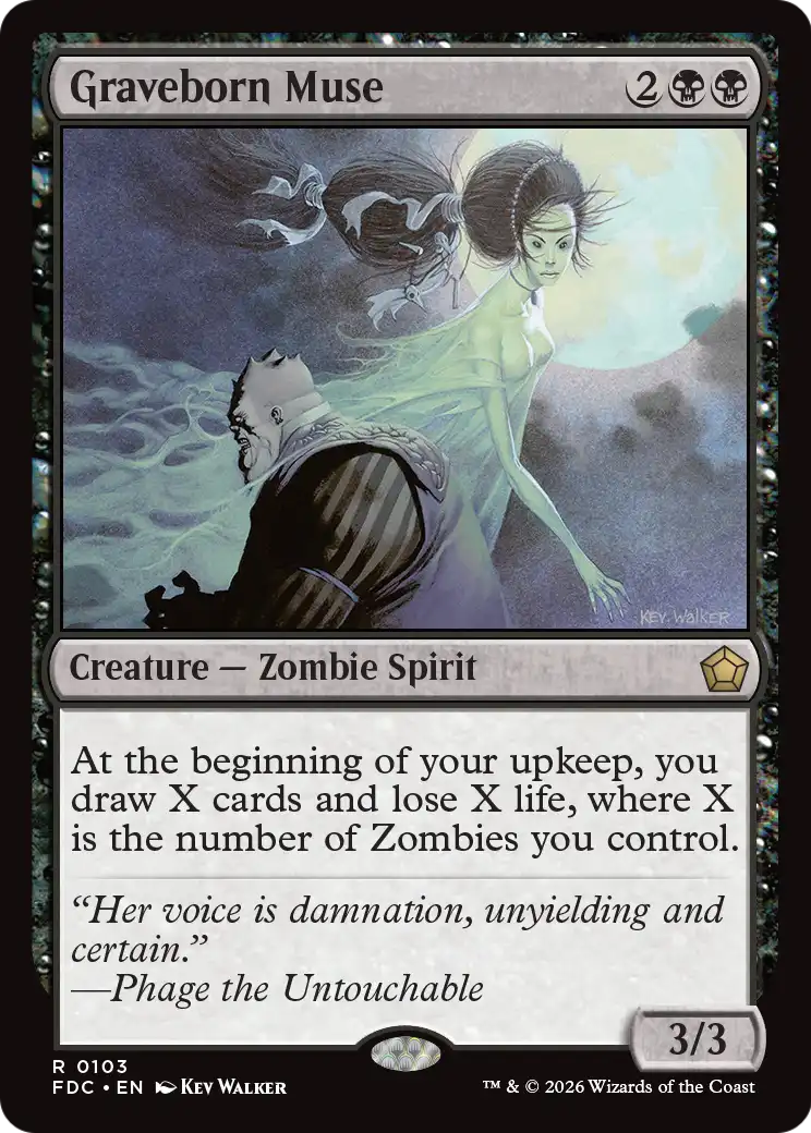Graveborn Muse [Foundations Commander] | Exor Games Truro