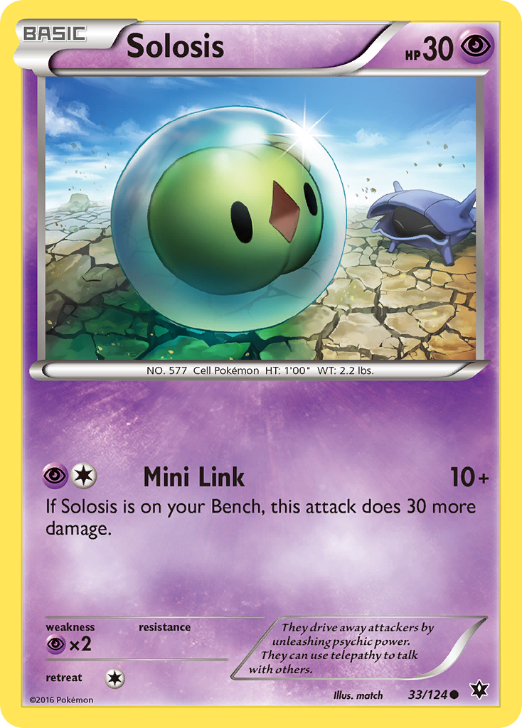 Solosis (33/124) [XY: Fates Collide] | Exor Games Truro
