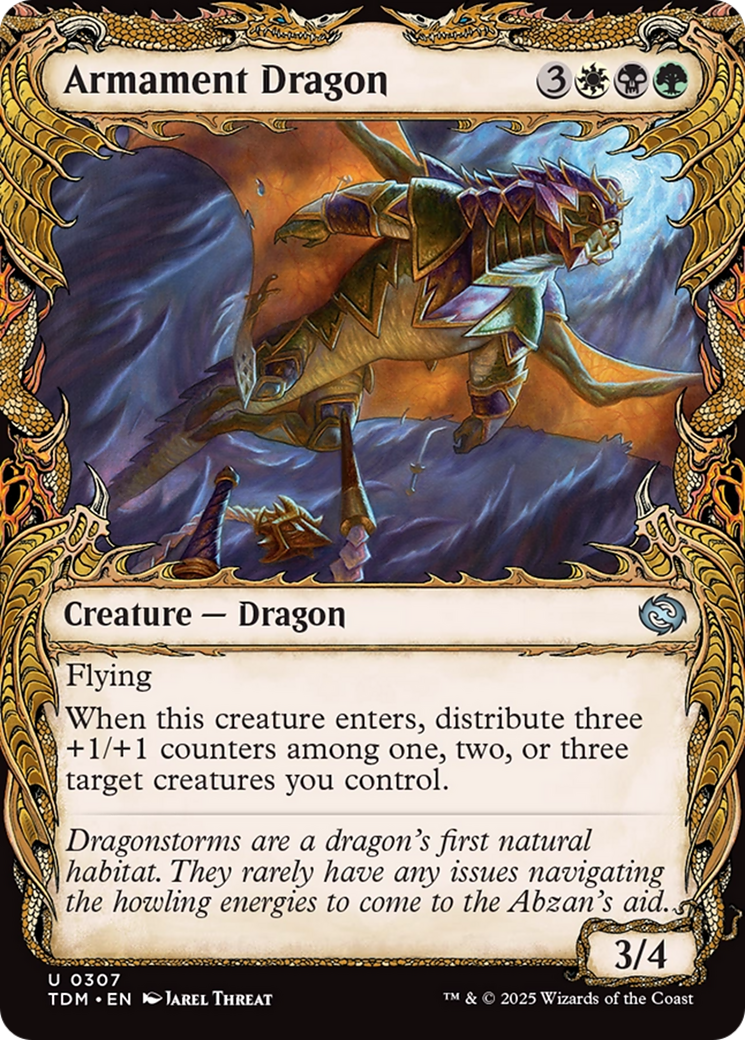 Armament Dragon (Showcase) [Tarkir: Dragonstorm] | Exor Games Truro
