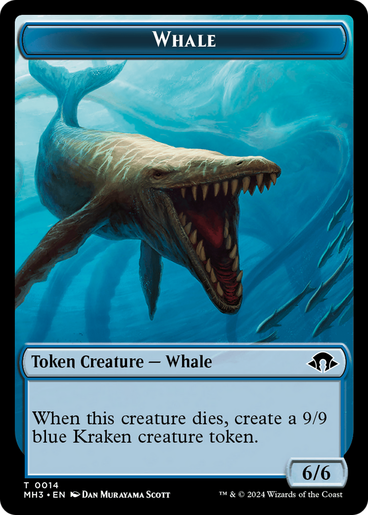 Whale // Energy Reserve Double-Sided Token [Modern Horizons 3 Tokens] | Exor Games Truro