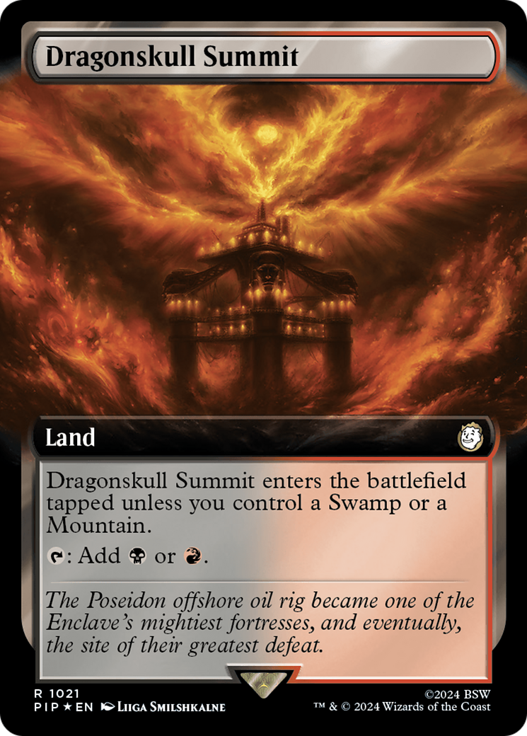 Dragonskull Summit (Extended Art) (Surge Foil) [Fallout] | Exor Games Truro