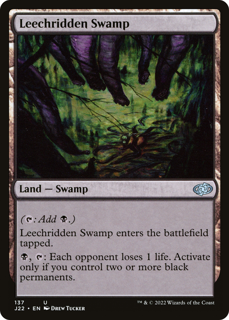 Leechridden Swamp [Jumpstart 2022] | Exor Games Truro