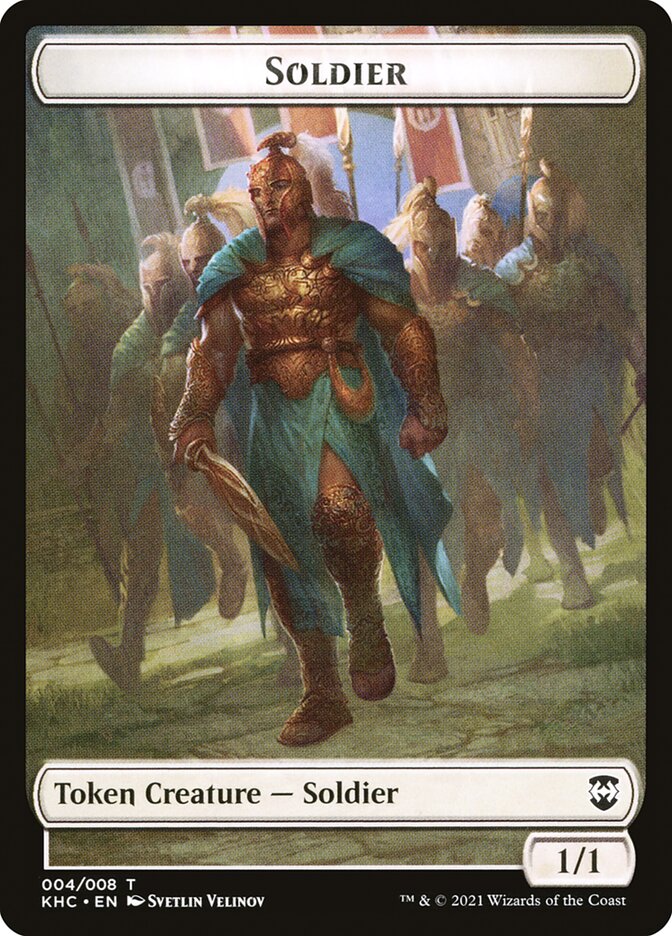 Bird (001) // Soldier Double-Sided Token [Kaldheim Commander Tokens] | Exor Games Truro