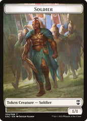 Bird (001) // Soldier Double-Sided Token [Kaldheim Commander Tokens] | Exor Games Truro
