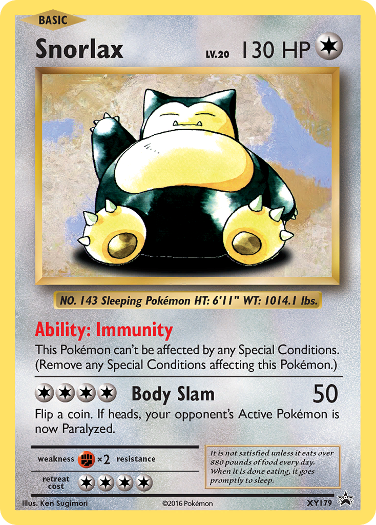 Snorlax (XY179) [XY: Black Star Promos] | Exor Games Truro