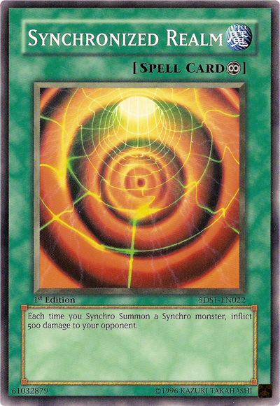 Synchronized Realm [5DS1-EN022] Common | Exor Games Truro