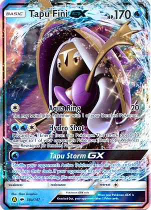 Tapu Fini GX (39a/147) [Alternate Art Promos] | Exor Games Truro