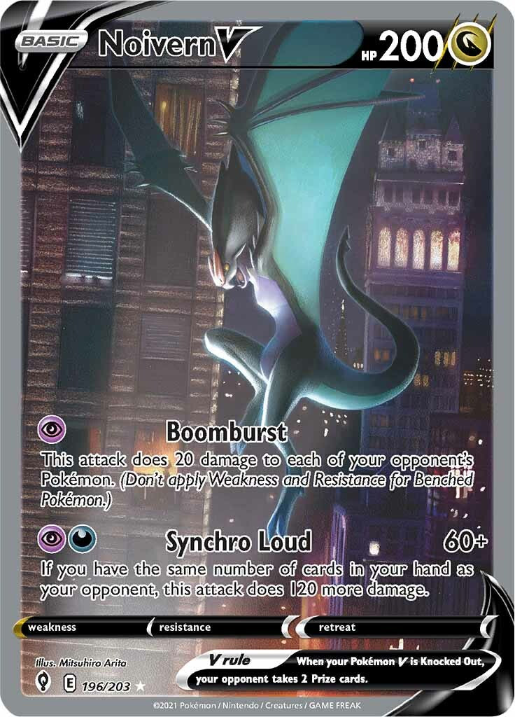 Noivern V (196/203) [Sword & Shield: Evolving Skies] | Exor Games Truro