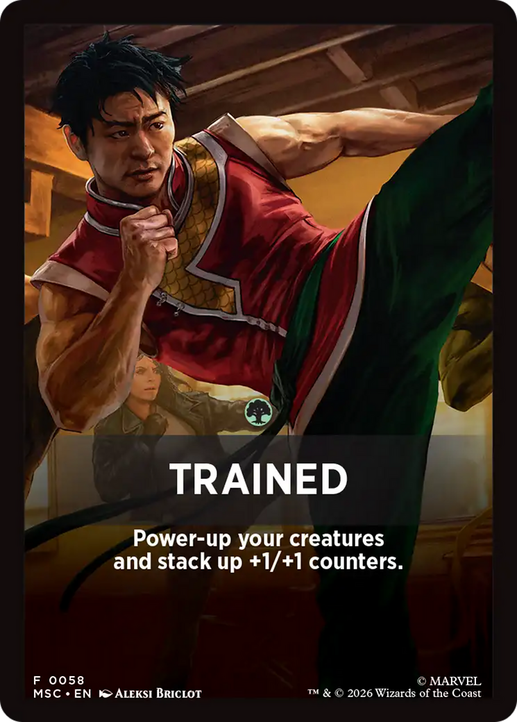 Trained Theme Card [Marvel Super Heroes Commander] | Exor Games Truro