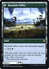 Kazandu Mammoth // Kazandu Valley [Zendikar Rising Prerelease Promos] | Exor Games Truro