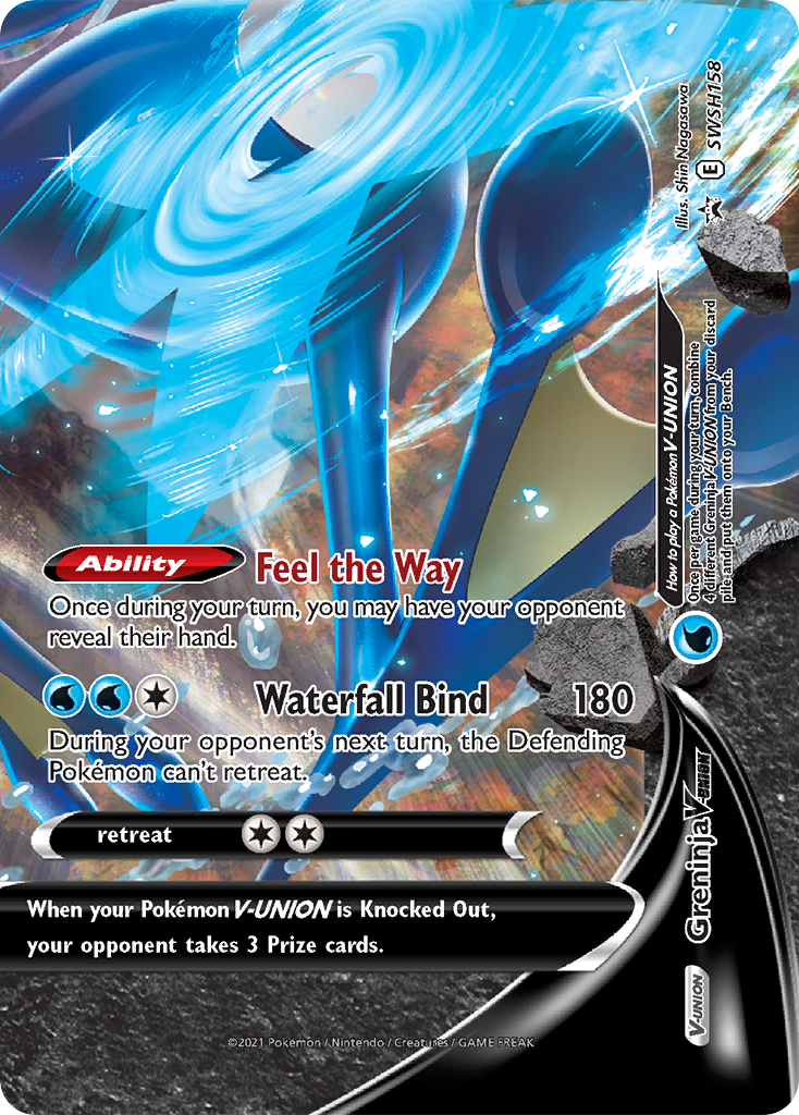 Greninja V-Union (SWSH158) [Sword & Shield: Black Star Promos] | Exor Games Truro