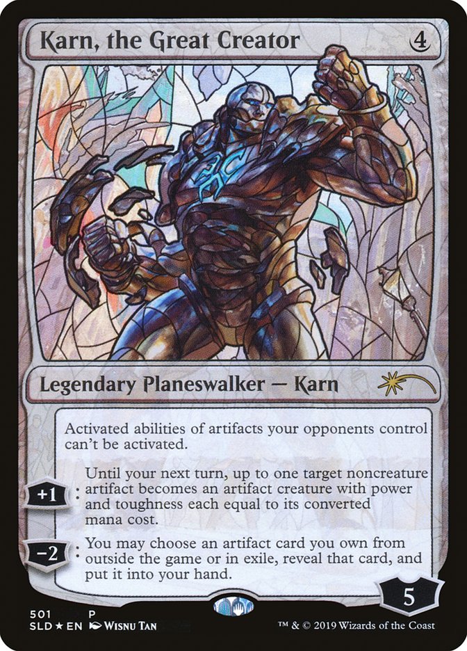 Karn, the Great Creator (Stained Glass) [Secret Lair Drop Promos] | Exor Games Truro