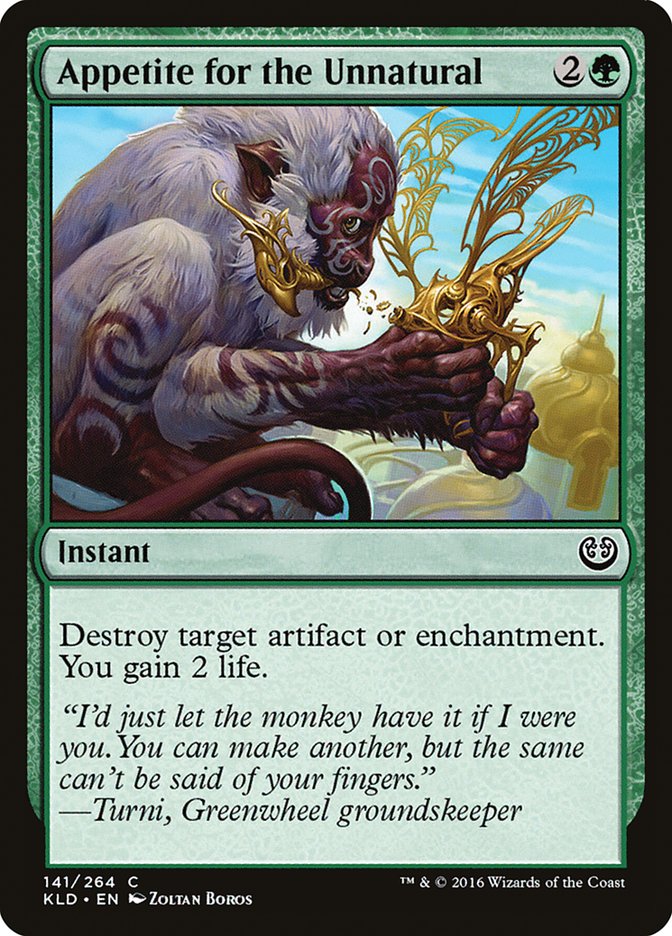 Appetite for the Unnatural [Kaladesh] | Exor Games Truro