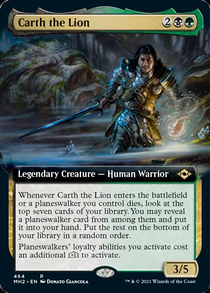 Carth the Lion (Extended Art) [Modern Horizons 2] | Exor Games Truro