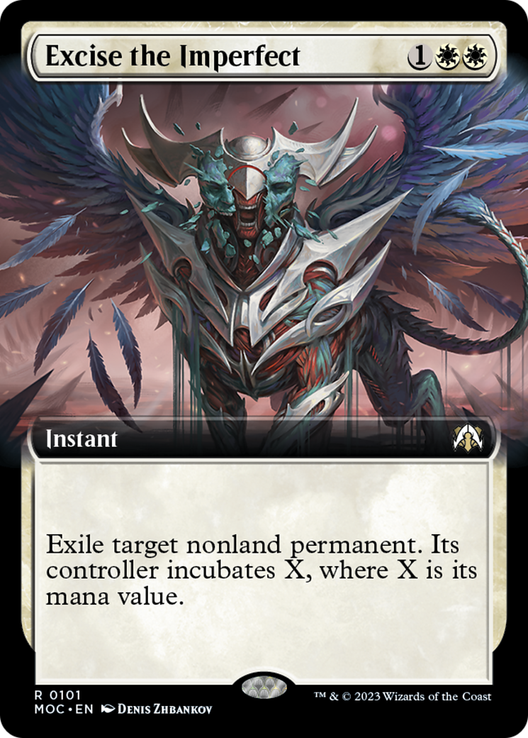 Excise the Imperfect (Extended Art) [March of the Machine Commander] | Exor Games Truro