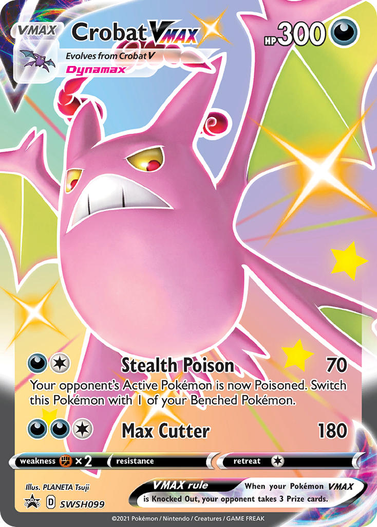 Crobat VMAX (SWSH099) (Jumbo Card) [Sword & Shield: Black Star Promos] | Exor Games Truro