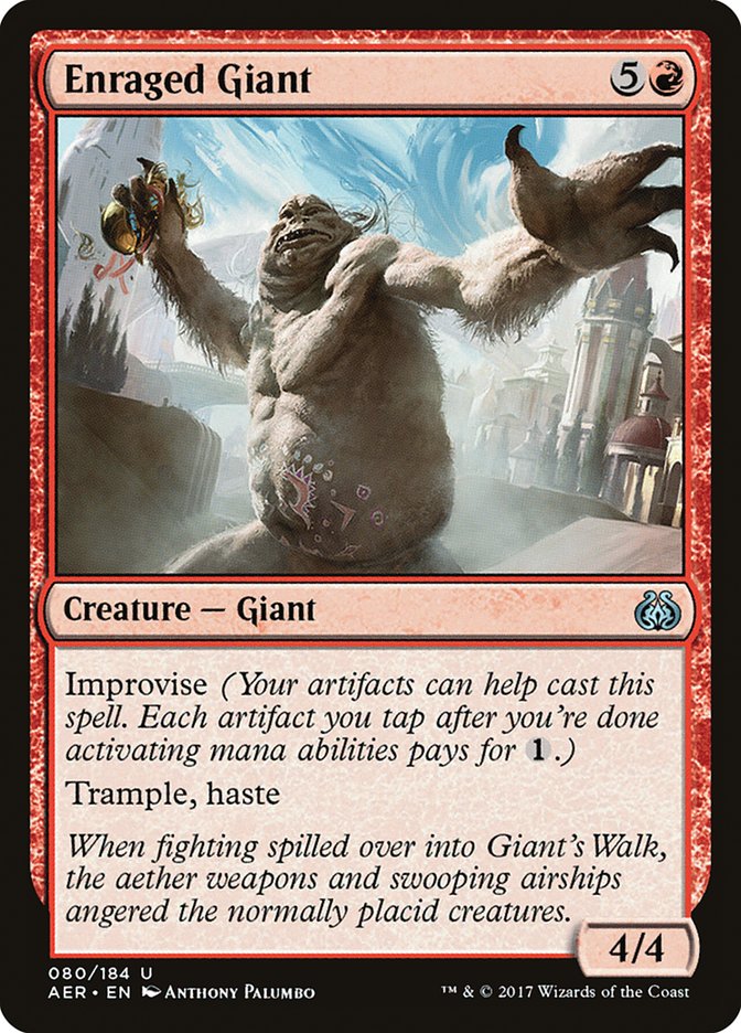 Enraged Giant [Aether Revolt] | Exor Games Truro