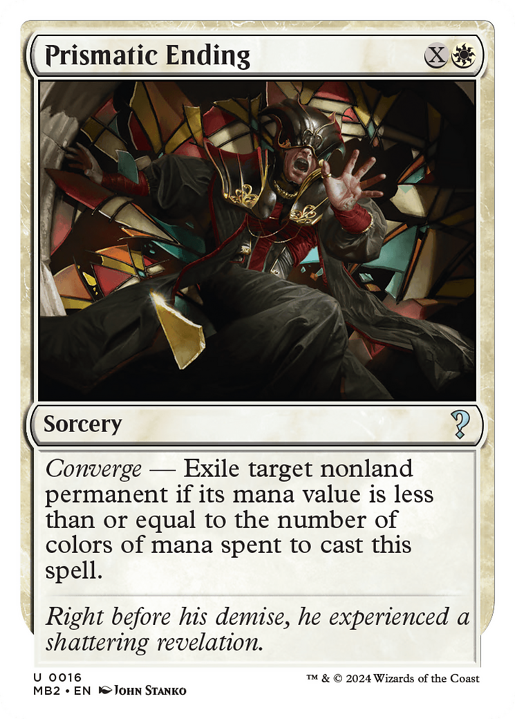 Prismatic Ending (White Border) [Mystery Booster 2] | Exor Games Truro