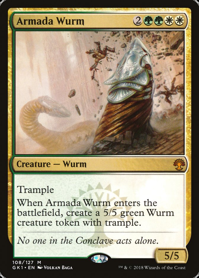 Armada Wurm [Guilds of Ravnica Guild Kit] | Exor Games Truro