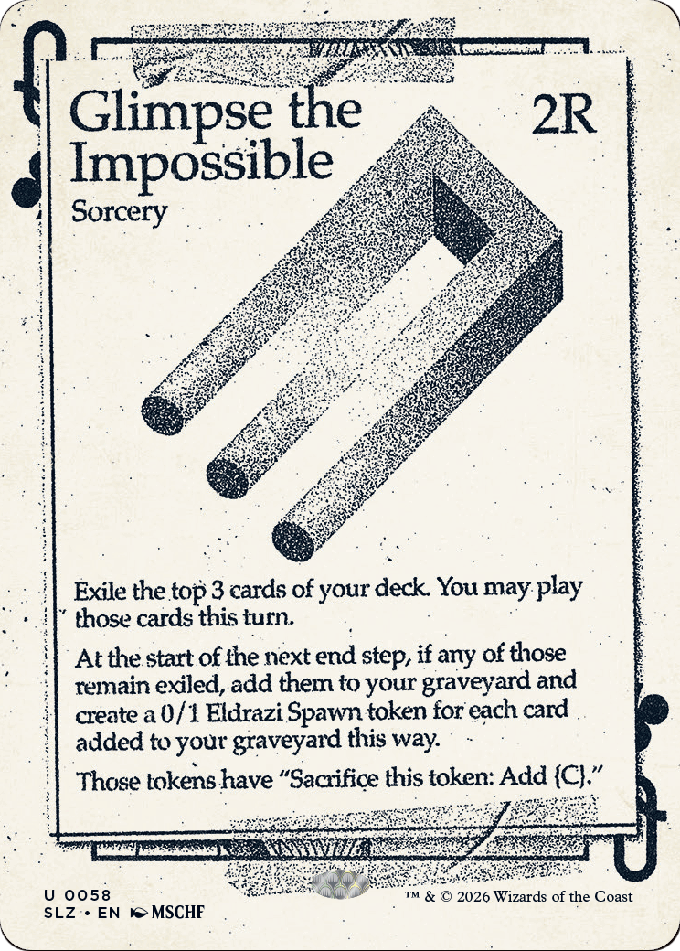 Glimpse the Impossible (0058) [Secret Lair x MSCHF: The Zeta Set] | Exor Games Truro
