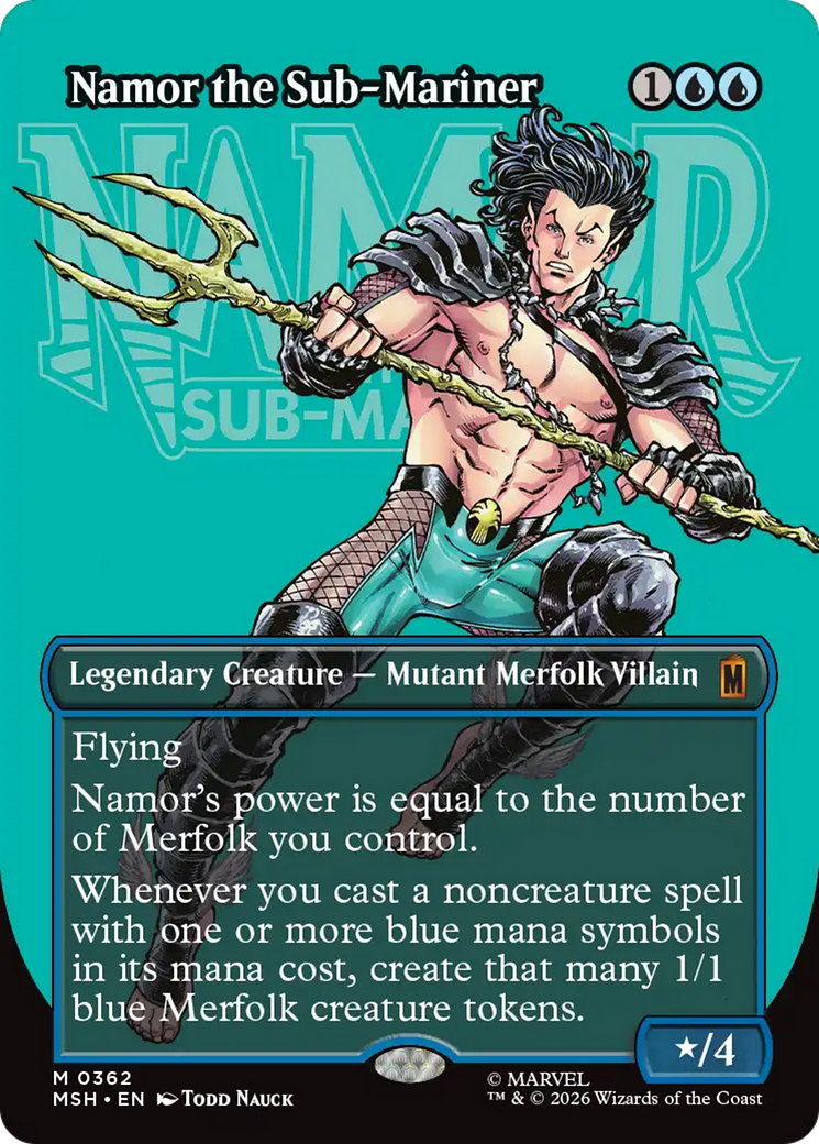 Namor the Sub-Mariner (Borderless) [Marvel Super Heroes] | Exor Games Truro