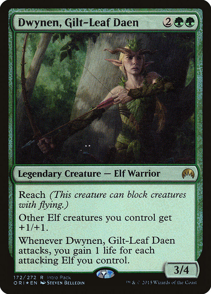 Dwynen, Gilt-Leaf Daen (Intro Pack) [Magic Origins Promos] | Exor Games Truro