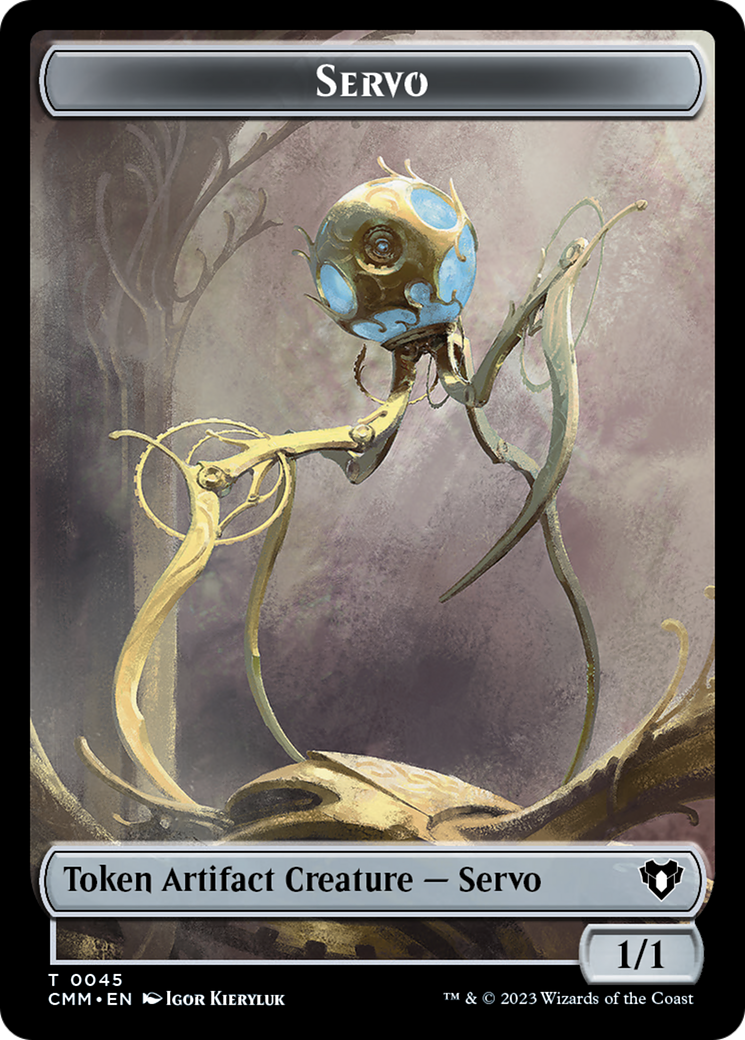 Servo Token [Commander Masters Tokens] | Exor Games Truro