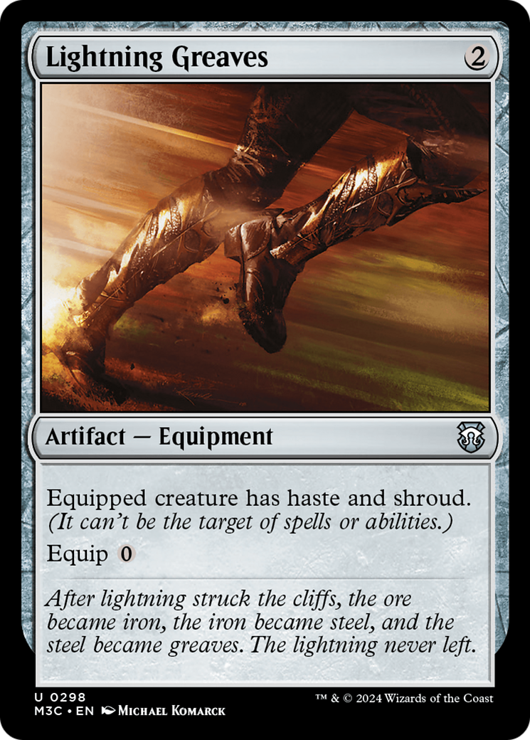 Lightning Greaves [Modern Horizons 3 Commander] | Exor Games Truro