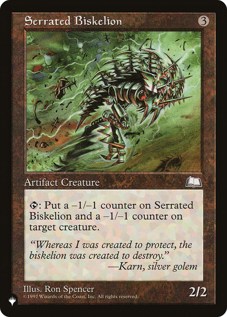 Serrated Biskelion [The List Reprints] | Exor Games Truro