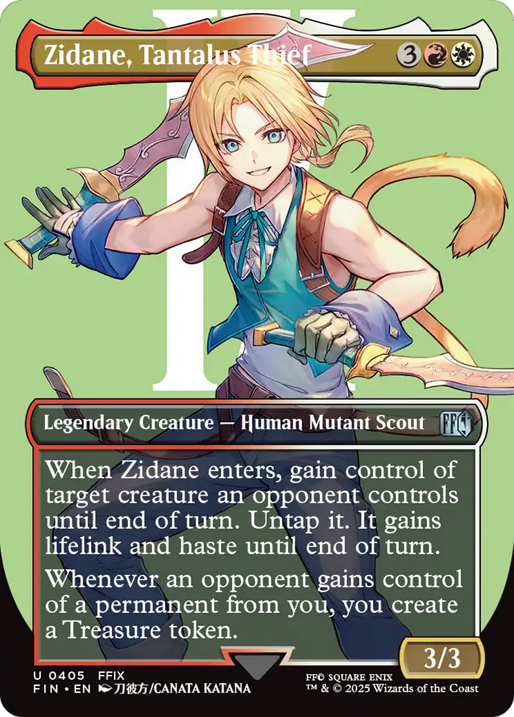 Zidane, Tantalus Thief (Borderless) [FINAL FANTASY] | Exor Games Truro