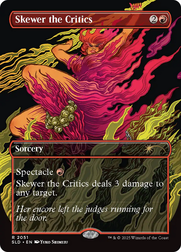 Skewer the Critics (2051) (Rainbow Foil) [Secret Lair Drop Series] | Exor Games Truro