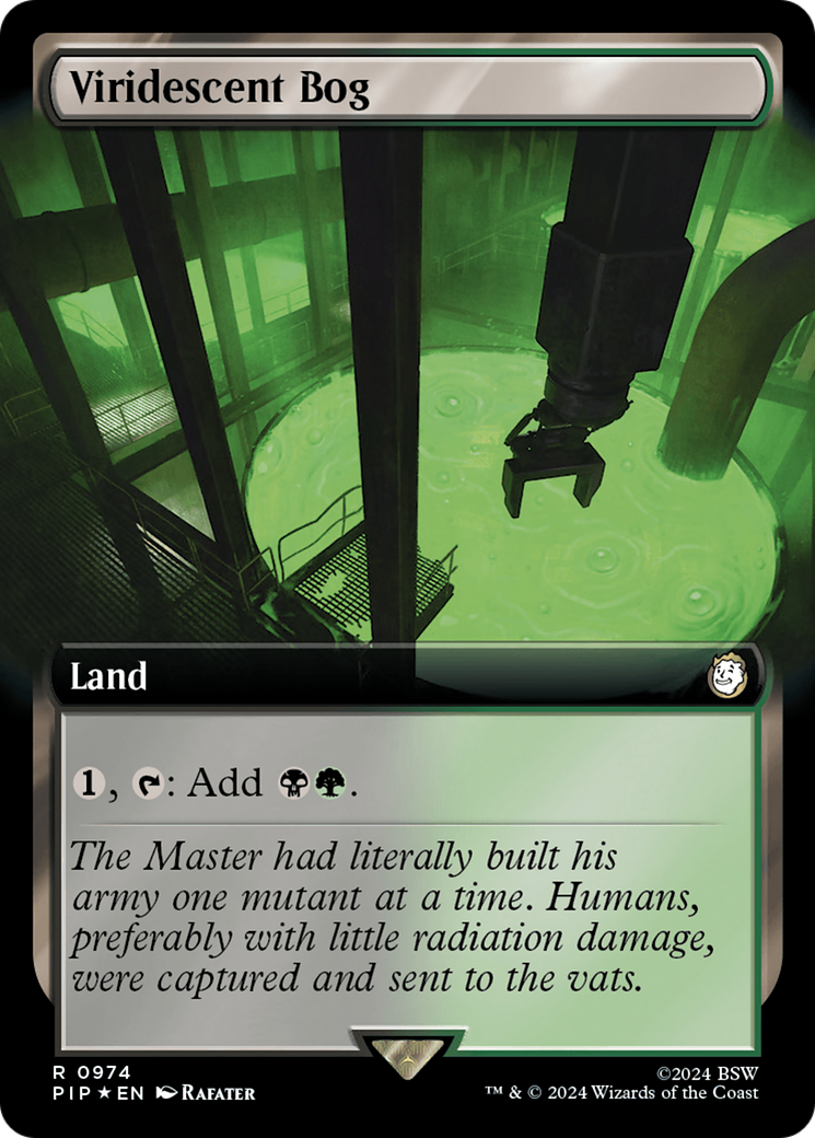 Viridescent Bog (Extended Art) (Surge Foil) [Fallout] | Exor Games Truro