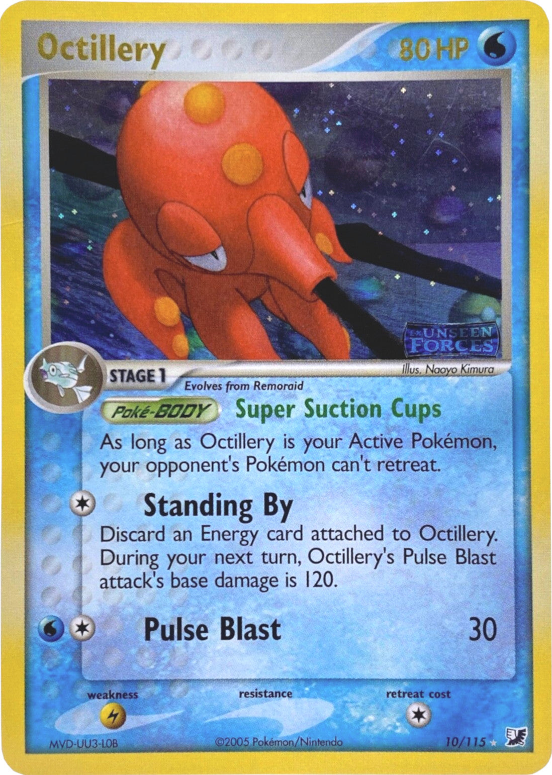 Octillery (10/115) (Stamped) [EX: Unseen Forces] | Exor Games Truro