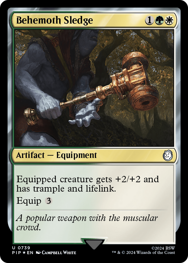 Behemoth Sledge (Surge Foil) [Fallout] | Exor Games Truro