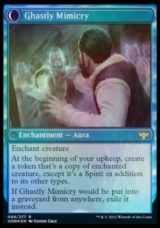 Mirrorhall Mimic // Ghastly Mimicry [Innistrad: Crimson Vow Prerelease Promos] | Exor Games Truro