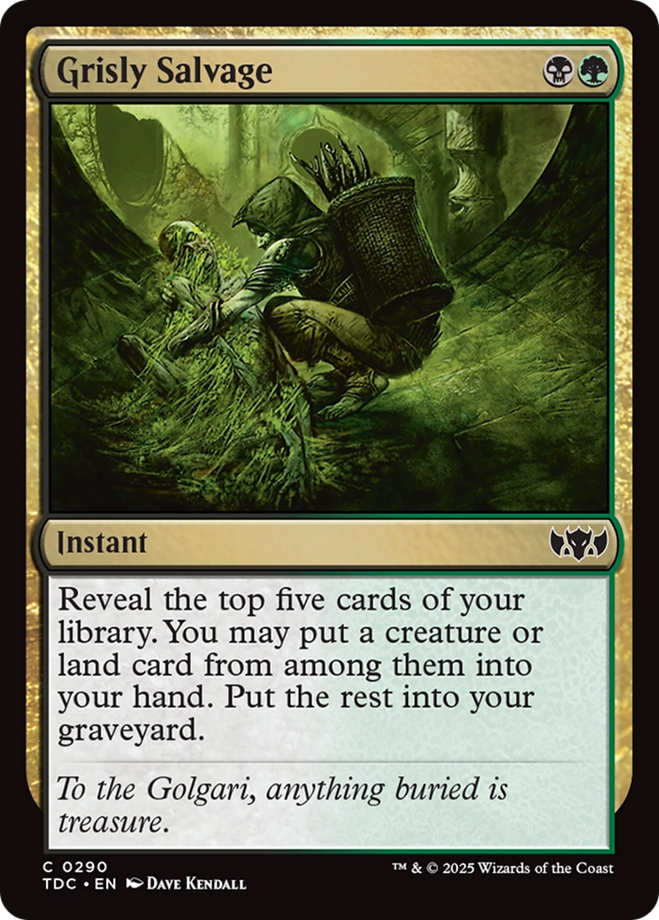 Grisly Salvage [Tarkir: Dragonstorm Commander] | Exor Games Truro