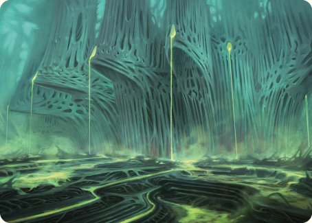 Swamp Art Card [Phyrexia: All Will Be One Art Series] | Exor Games Truro
