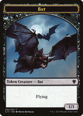 Bat // Vampire Double-Sided Token [Commander 2017 Tokens] | Exor Games Truro