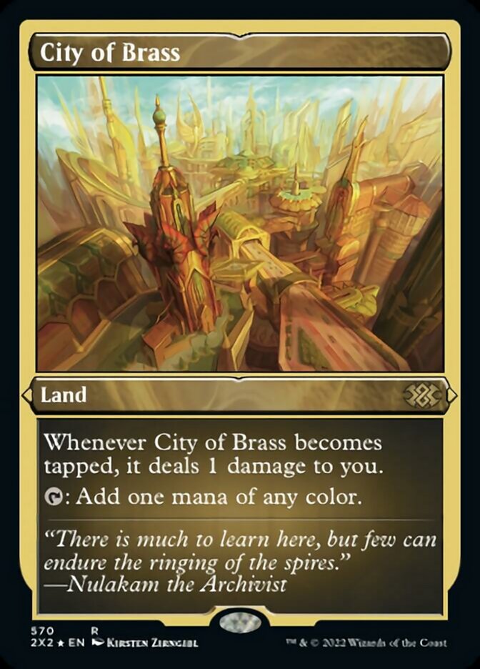 City of Brass (Foil Etched) [Double Masters 2022] | Exor Games Truro