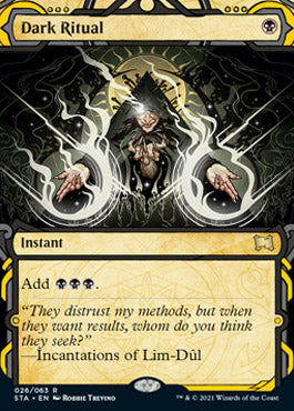 Dark Ritual (Foil Etched) [Strixhaven: School of Mages Mystical Archive] | Exor Games Truro