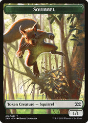 Demon // Squirrel Double-Sided Token [Double Masters Tokens] | Exor Games Truro