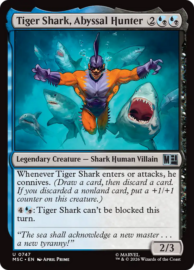 Tiger Shark, Abyssal Hunter [Marvel Super Heroes Commander] | Exor Games Truro